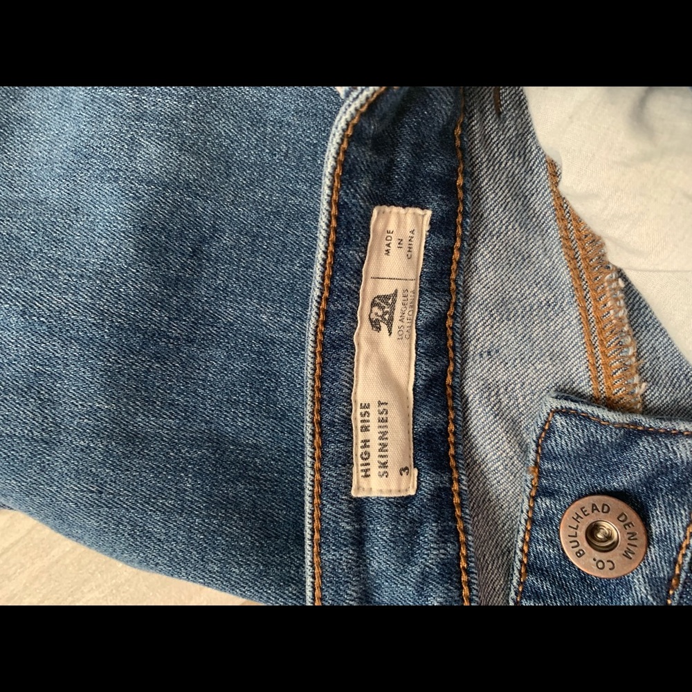 high waisted distressed pacsun jeans